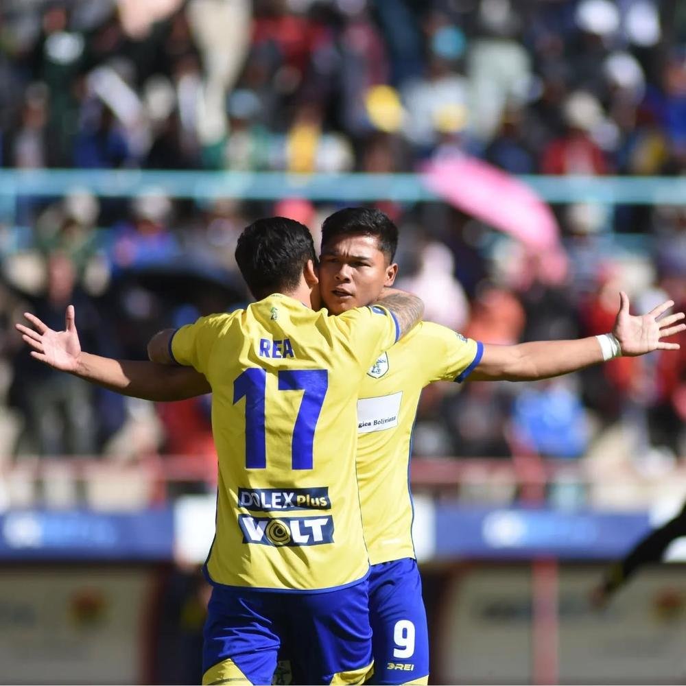 Festejo de gol del Club ABB
